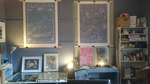 interior view of west pier art studio 1